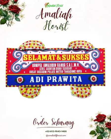 Papan Bunga Ucapan Selamat Kaligambir